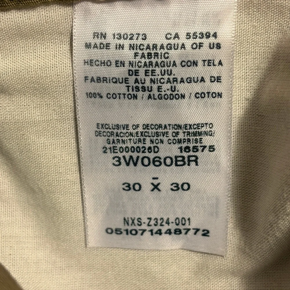 Wrangler Riggs Workwear Mens Bark Brown Ripstop Cargo Pants 3W060BR 30x30